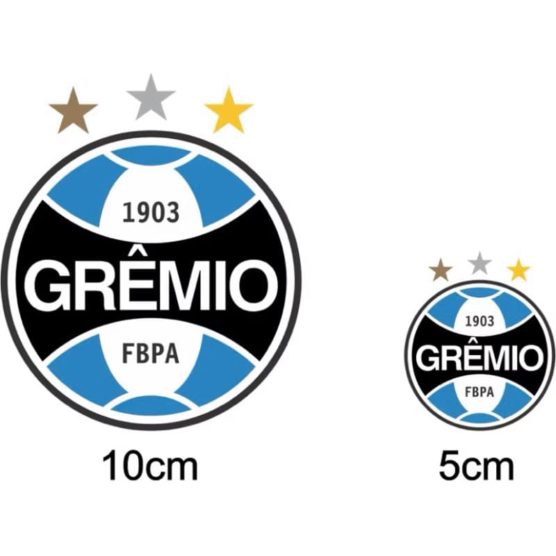 Escudo logo em termocolante do grêmio para personalizar camisas