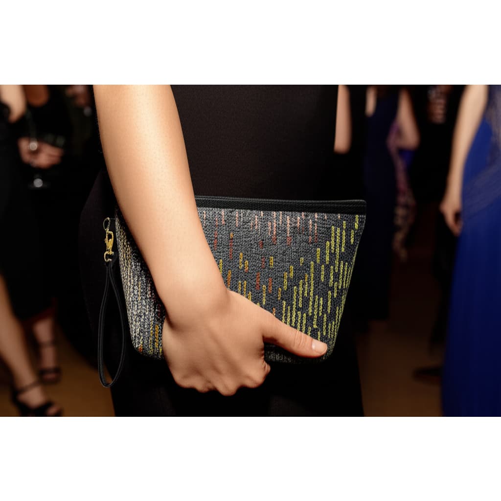 Bolsa Necessaire Feminina Paetê Luxo Brilho  Bolsa de Mão com Alça Removível