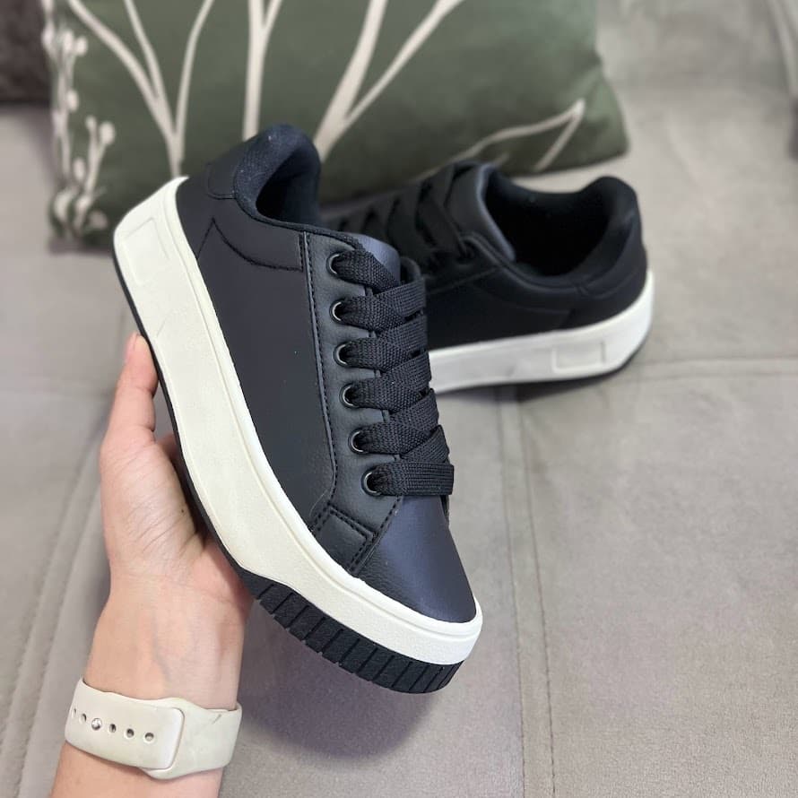 Tenis Feminino Casual Leve Confortável Sola Reta Academia Premium