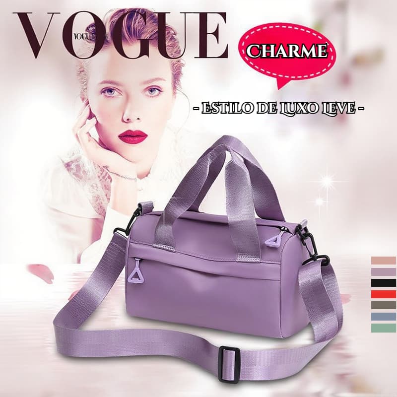 Bolsa Feminina Crossbody Transversal Pequena Necessaire Tecido Impermeável