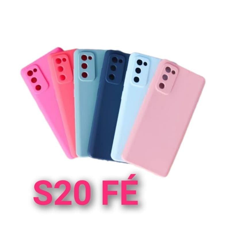 S20 FÉ Capa Capinha Aveludada Premium Para seu Celular Galaxy S20 fé