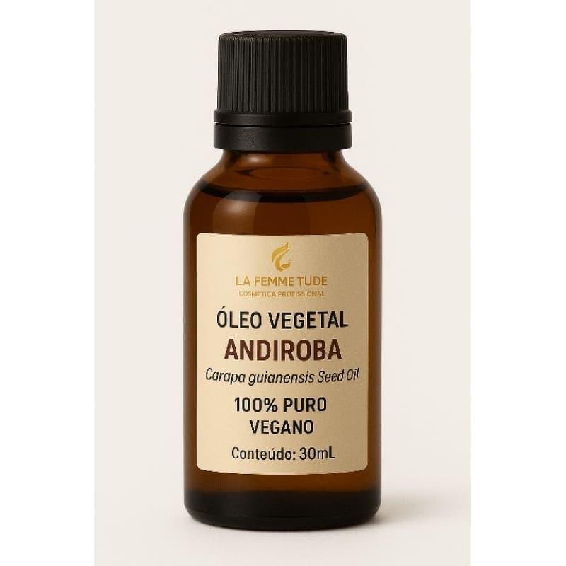 Óleo de Andiroba, 100% puro e vegano, capilar e corporal, 30ml
