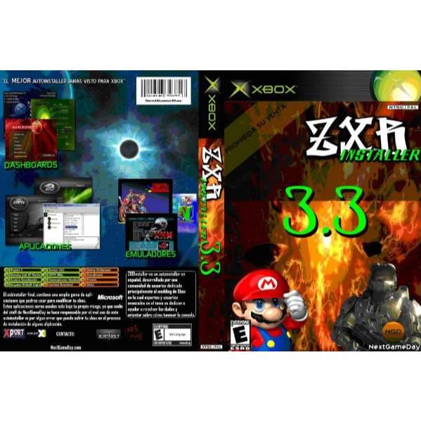 ZXB Installer xbox clasico cd dvd