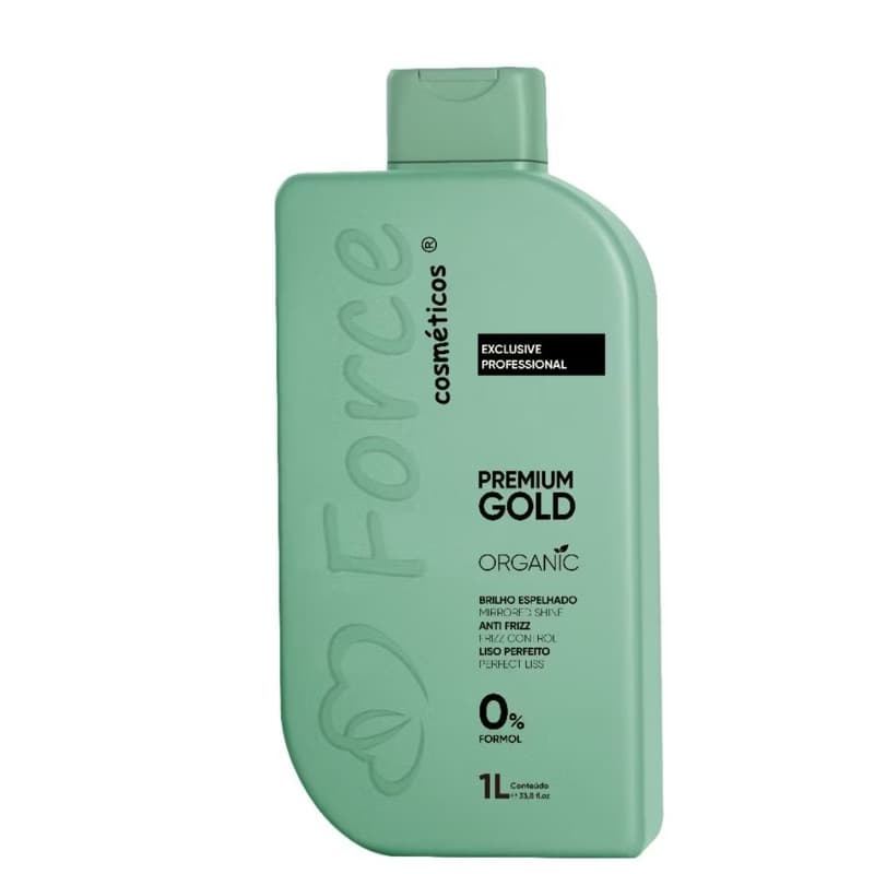 Kit Progressiva Sem Formol Force Cosméticos 500ml – Shampoo Anti-Resíduos + Creme Alisante