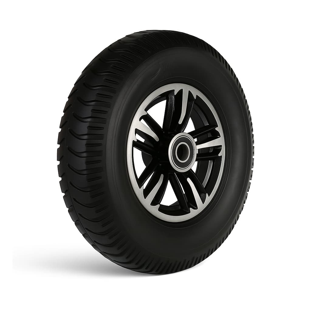 Roda aro 8 alumínio carrinhos de carga 400-8 6 lonas com rolamento