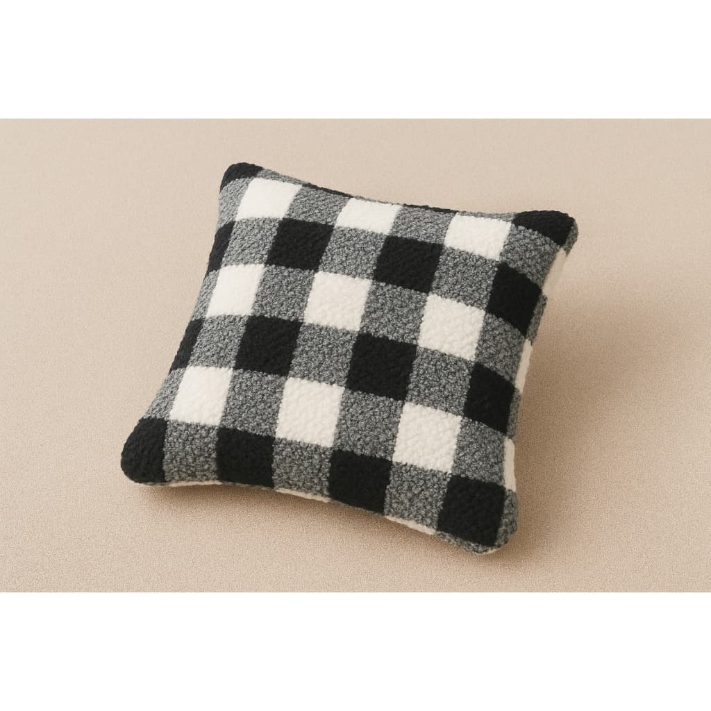 Capa de almofada manta soft avulsa com ziper 45x45 100% poliester estampado sortidos