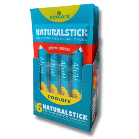 Sachê Natural Stick Atum Gatos Display C/6 Cartela 5 Stick