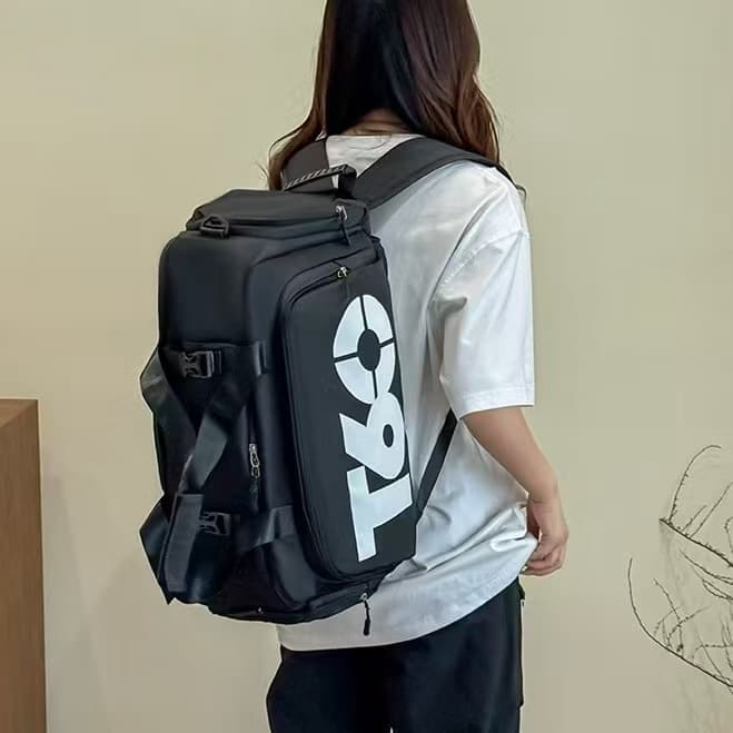 Bolsa Mala Mochila Academia e bolsa mala academia e viagem feminina com alça transversal Bagagem Viagem T60