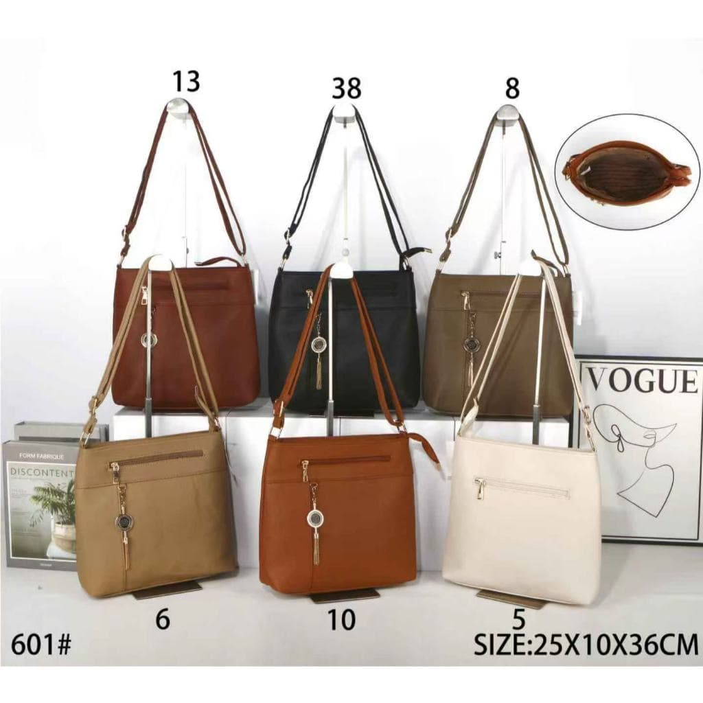 Bolsa Feminina media Ombro Com ChaveiroConfortável e conveniente para o uso diário Alça Transversal Tiracolo Importado 6