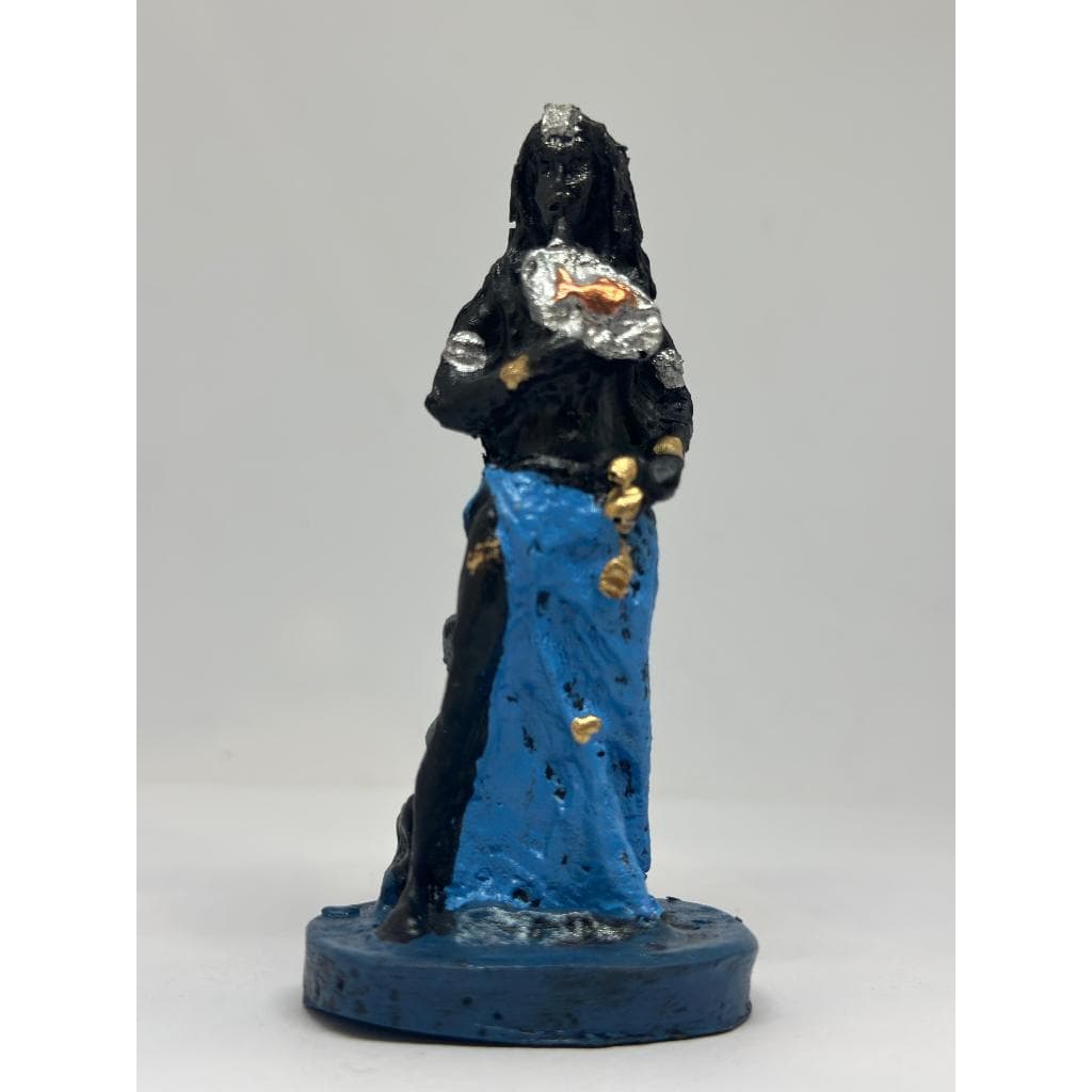 Estatueta Yemanjá Imagem Decorativa Religiosa Em Resina Iemanja Umbanda Camdomble