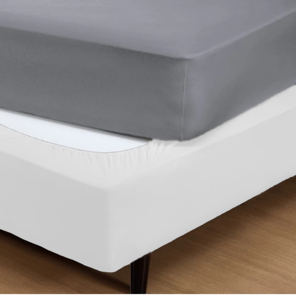Saia fit coladinha protetor de box com elástico casal branco