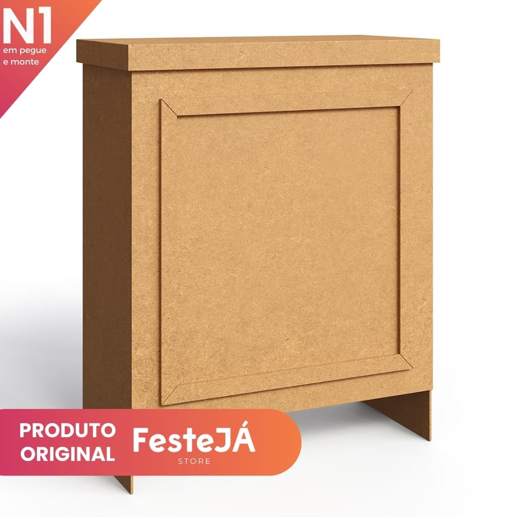 Mesa Fake Pequena Boiserie MDF Decoração Festa Evento Casamento Aniversário Pegue e Monte