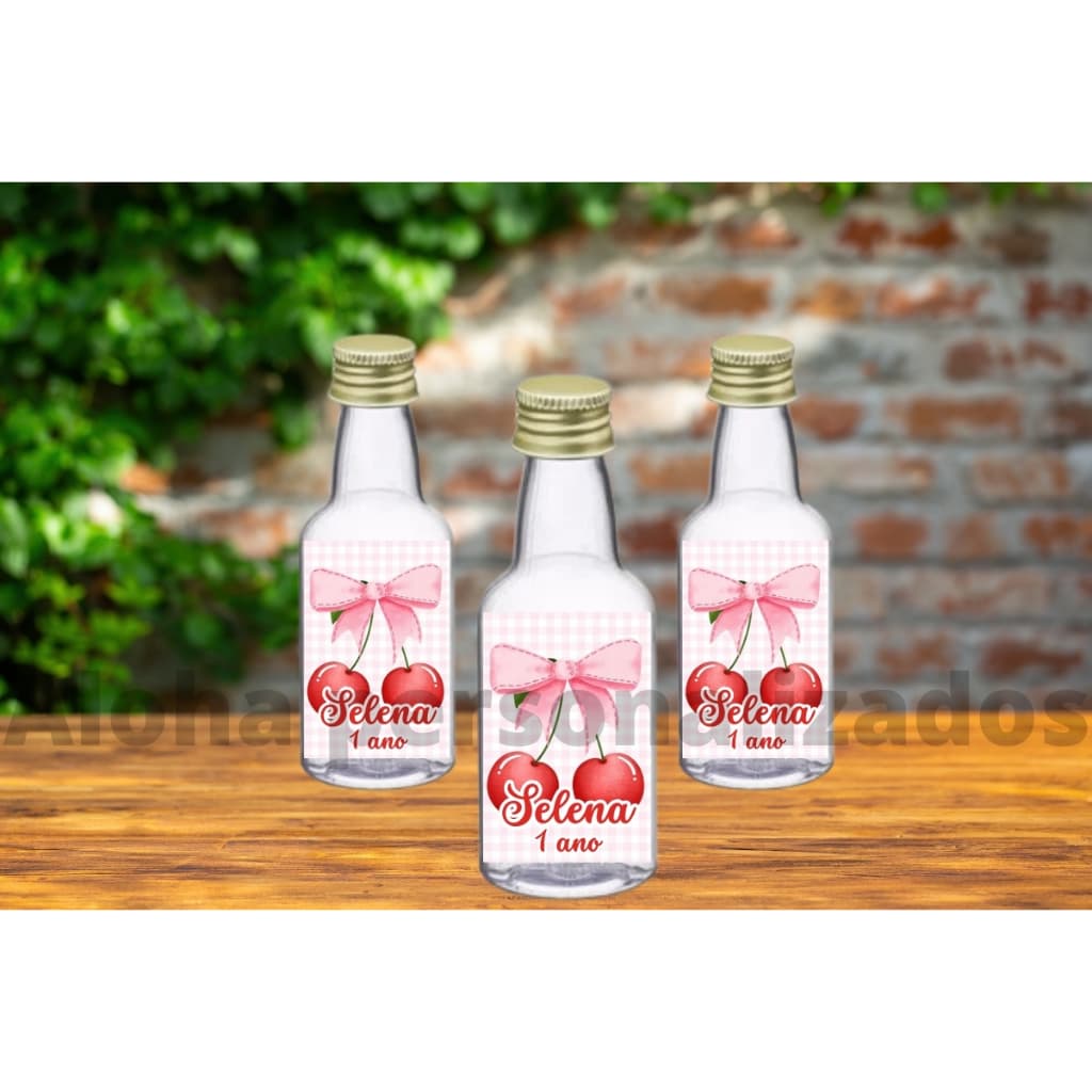 Rótulo adesivo para mini garrafa 50ml- personalizado qualquer tema- adesivo garrafinha já vai recortado