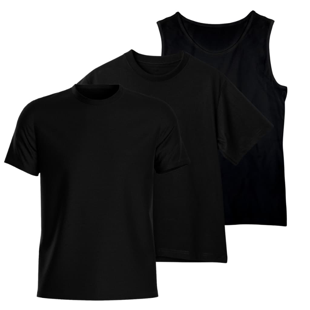 Kit Camiseta Basica  + Camiseta Regata + Camiseta Oversized de Algodão Masculina Estilo Casual