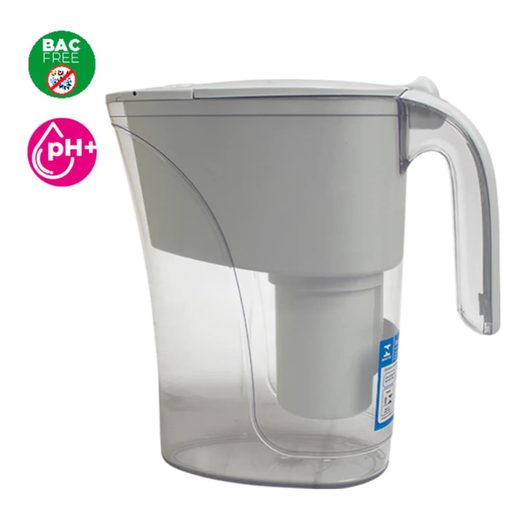 Jarra Purificadora Filtro de Água Pratic Ulfer 1,5Lts Elimina Cloro, Água Alcalina e Aumenta o PH+