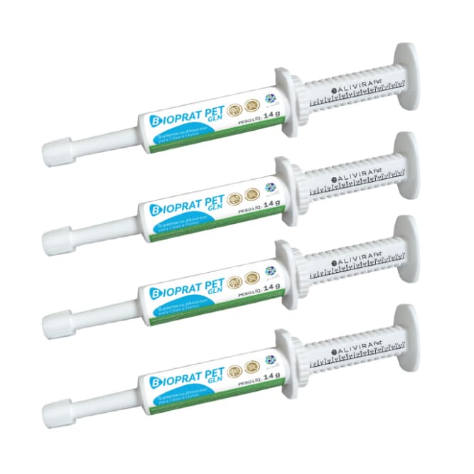 Bioprat Pet Probiótico Suplemento Cães E Gatos 14g Contribui Para Saúde Gastrointestinal