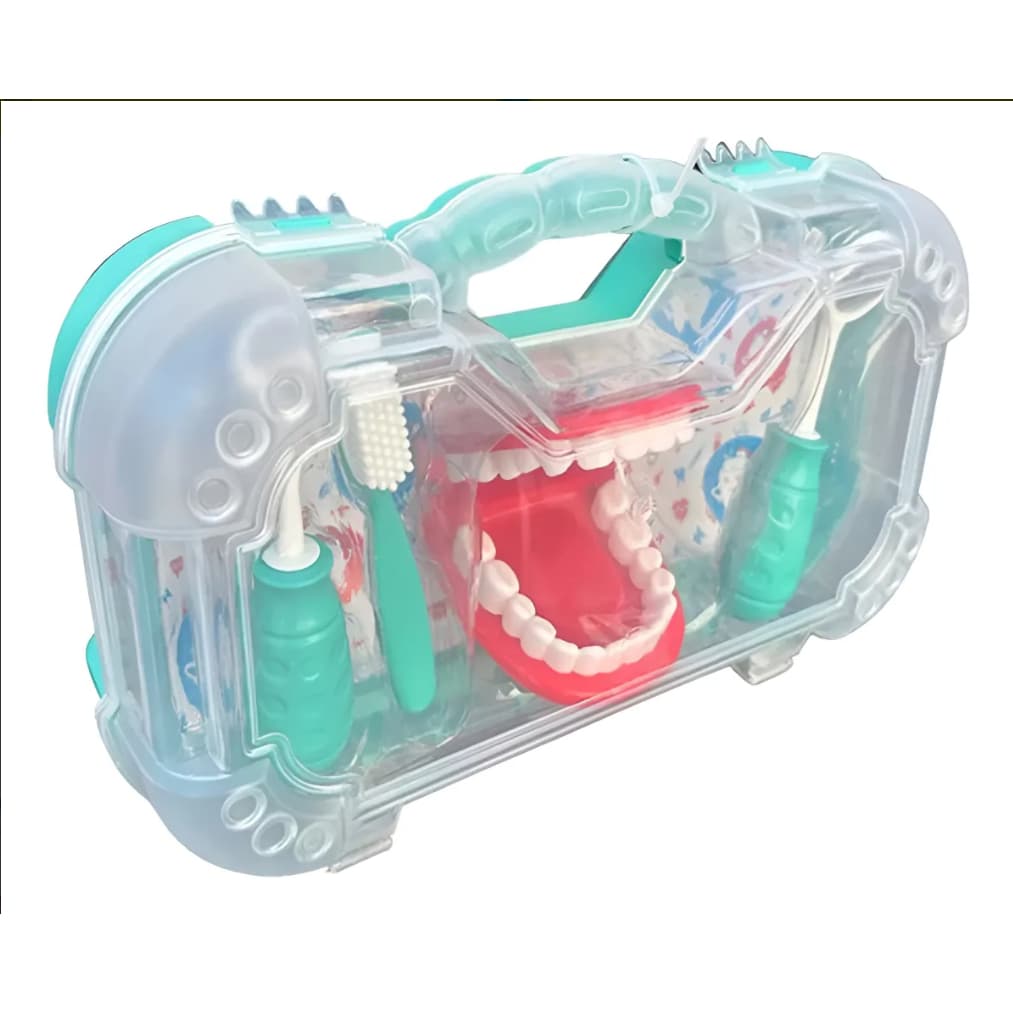 Maleta Dentista Infantil Cor Verde/água
