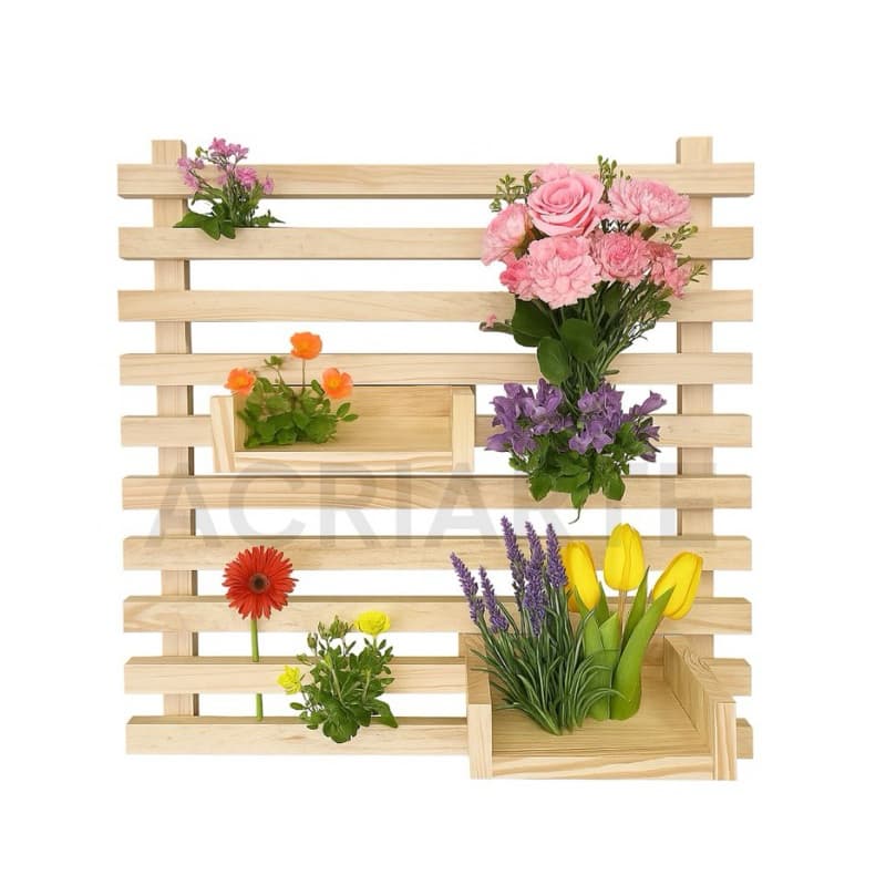 Painel de Madeira, Suporte para Plantas e Hortas, Jardim Vertical.
