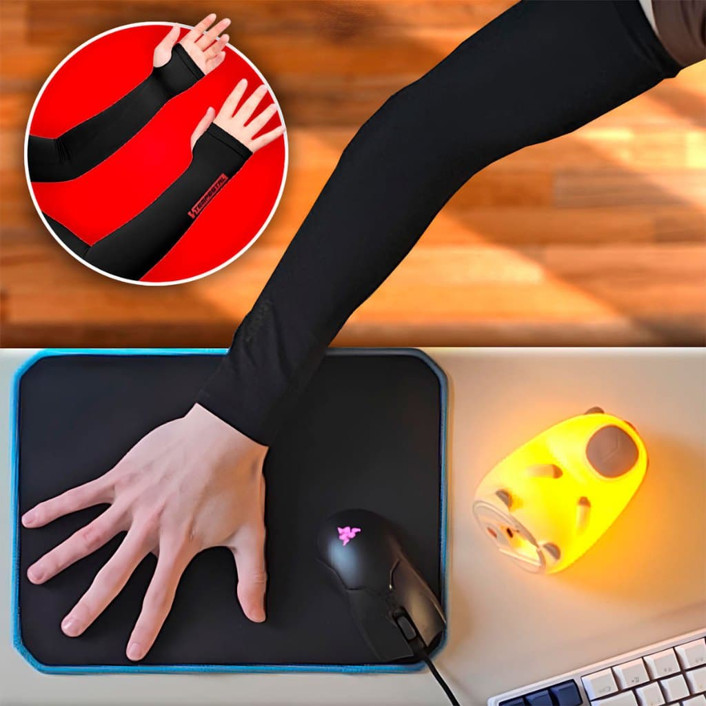 Manguito Gamer Profissional Antebraço Moviment Speed Performance Precisão Mira FPS E-sport Streamers