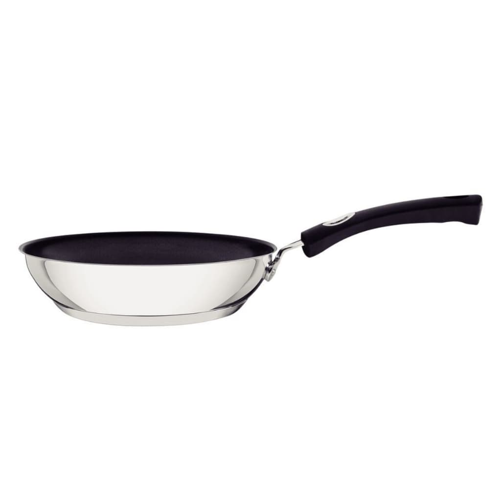 Frigideira Tramontina Solar Silicone Rasa em Aço Inox Antiaderente