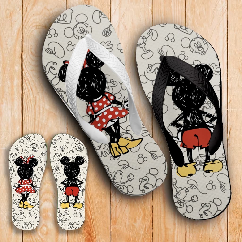 CHINELOS MICKEYeMINNIE PERSONALIZADOS DO TAMANHO 17/18 AO 45/46