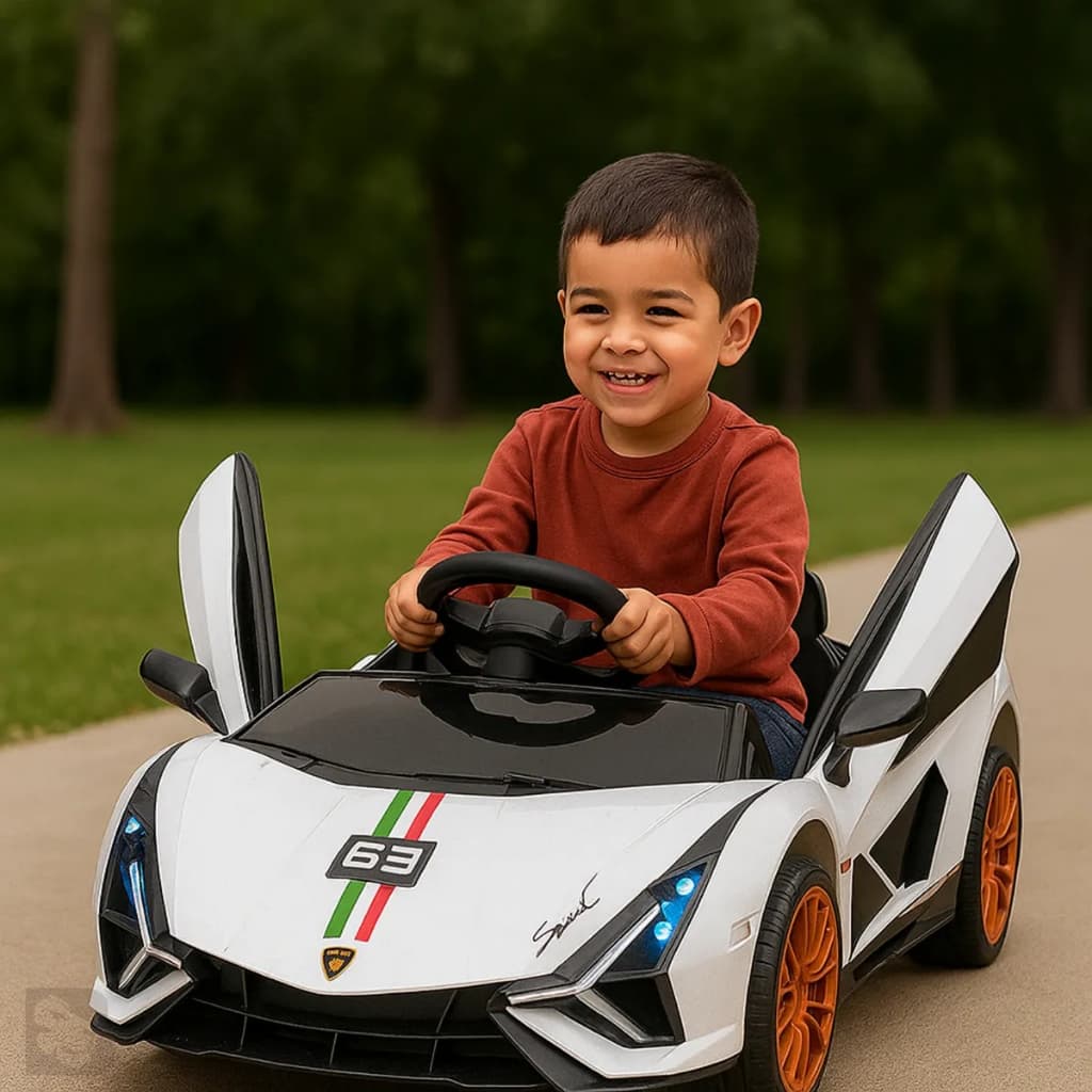 Carrinho Lamborghini Carro Elétrico Infantil Controle Remoto Luxo