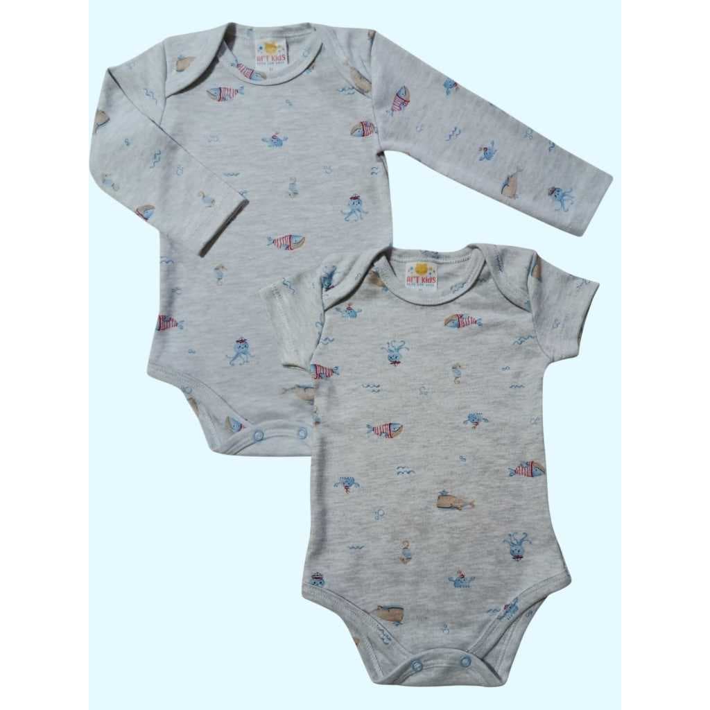 Body Bebê Suedine 100% Algodão Estampado