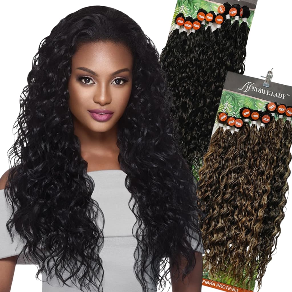 Cabelo Fibra de Proteína Lilian 75cm 320g