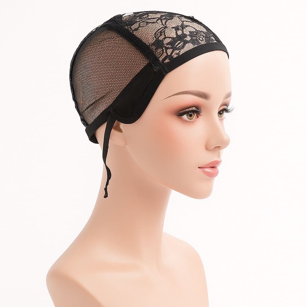 Touca para Tecer Peruca Touca Simples Base Para Confecção De Peruca Lace Wig 58cm DsoarHair
