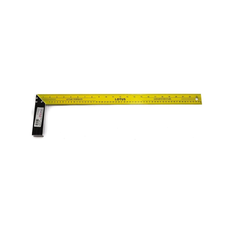 Esquadro Profissional Em Aço Temperado 60cm 24 Pol Lotus