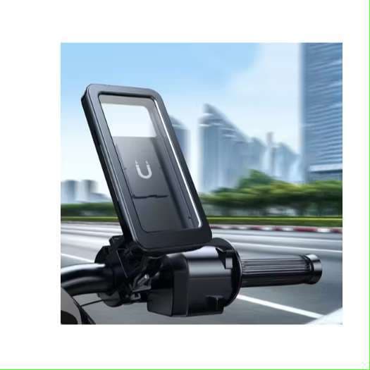 suporte de celular p/moto /bicicleta/ motocicleta 360 giratoria capa prova d agua protecao