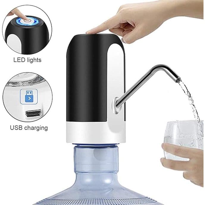 Bomba elétrica universal recarregável USB para garrafas de água de galão Bomba elétricade galão