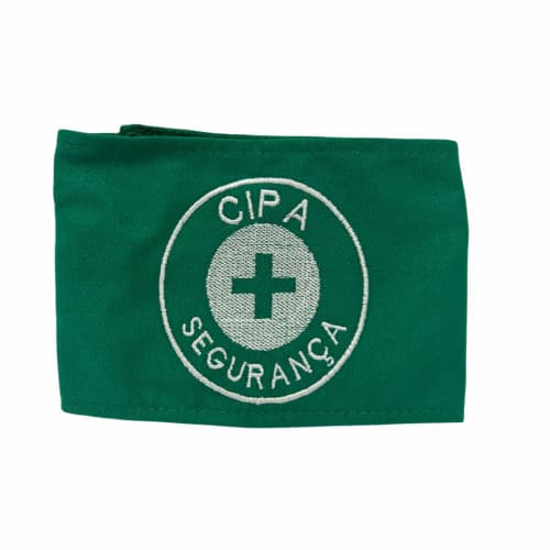 Braçadeira Capitão CIPA Verde Regulagem Velcro