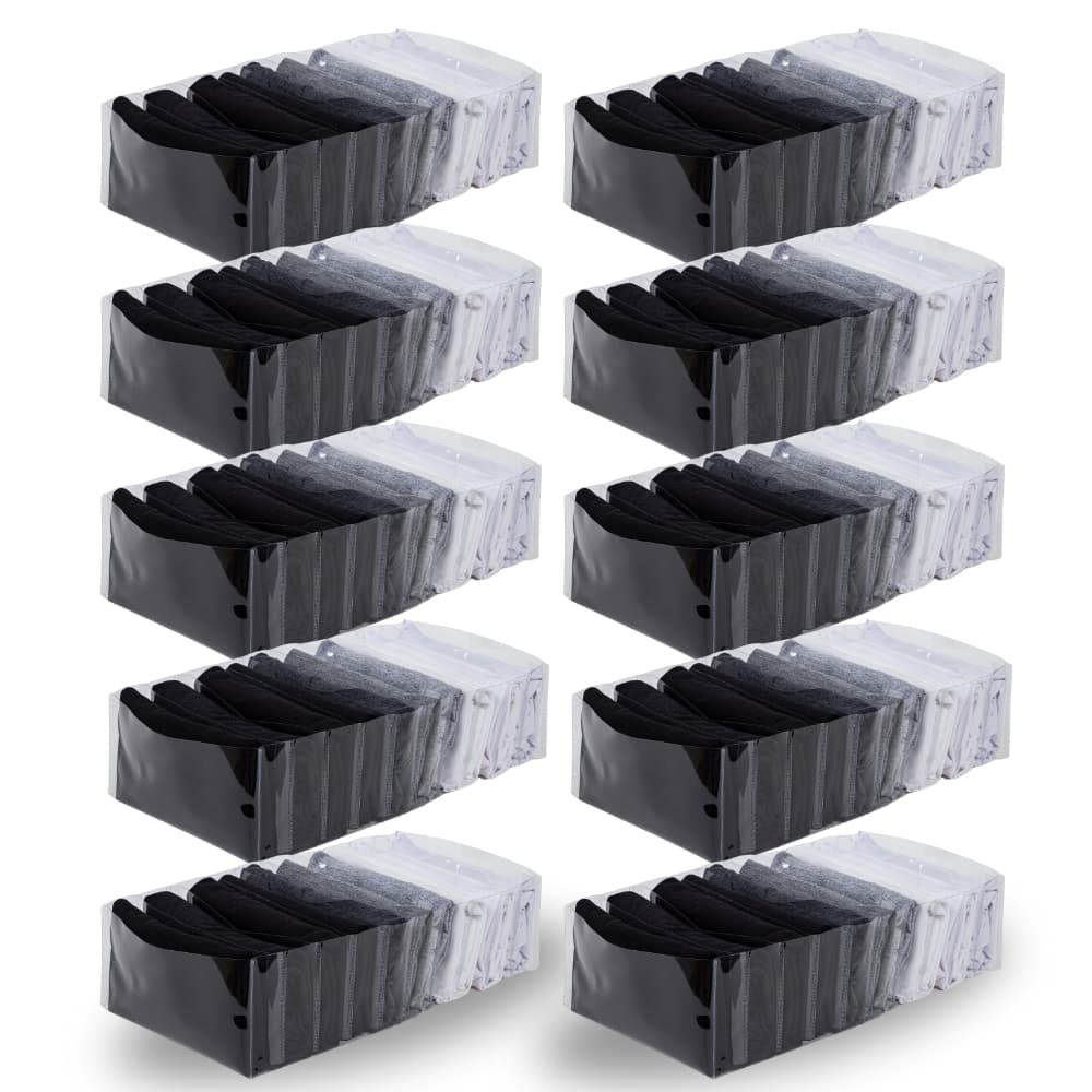 10 organizador de Gaveta camisetas Roupa Premium G 40x25x10