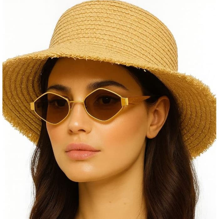 Óculos de Sol Feminino Masculino Moda Losango Lançamento Clássico