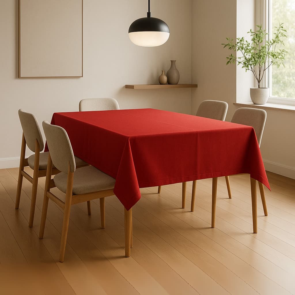 Toalha de Mesa Lisa Oxford Cores Lisas 1.40m x 1.40m