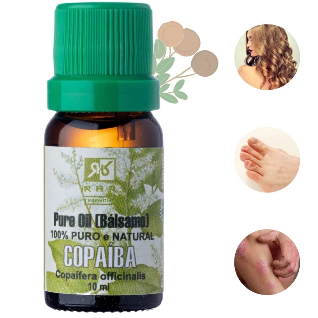 Óleo Essencial De Copaíba Rhr - 100% Natural (10ml)