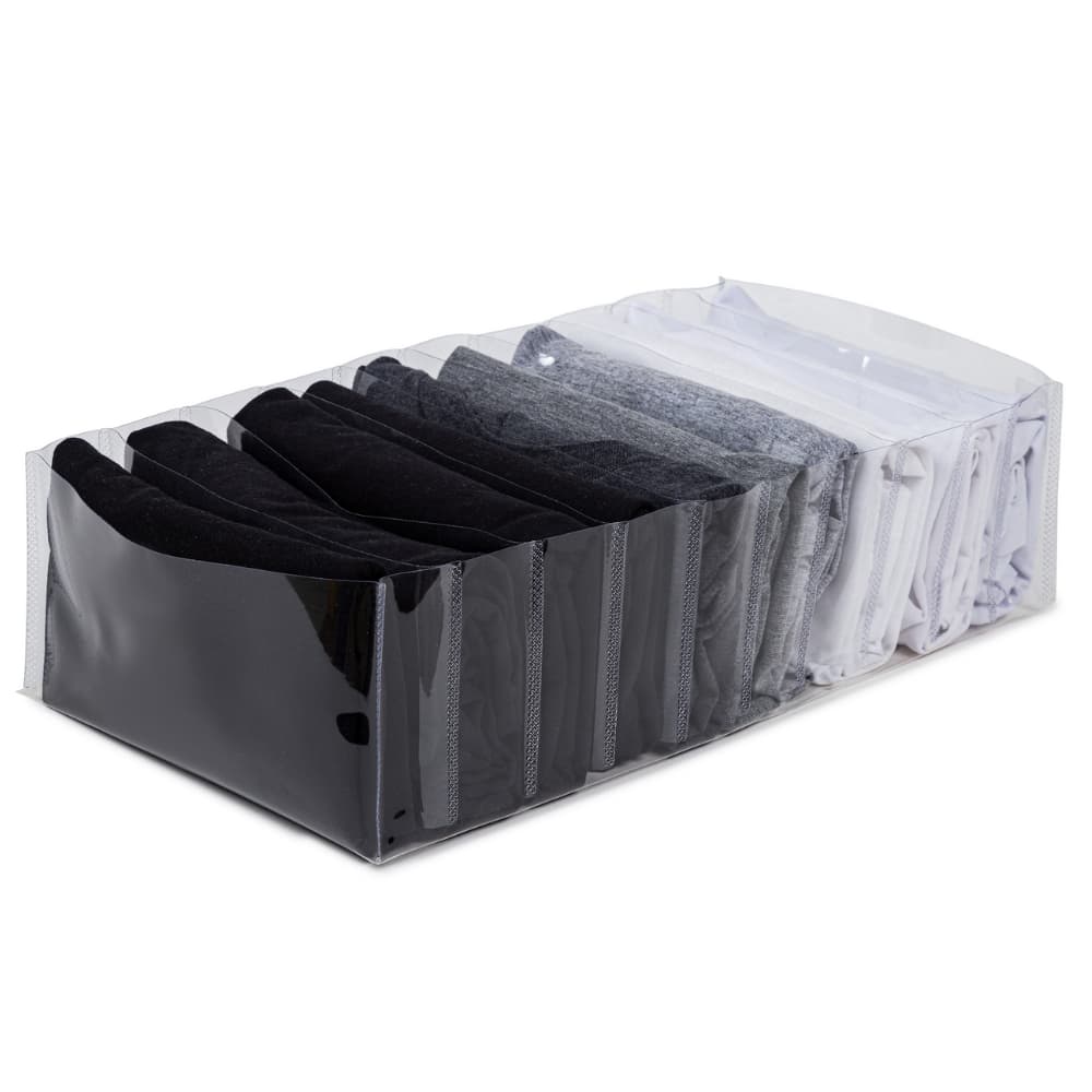Colmeia Organizadora Transparente Reforçada Para Camisetas G