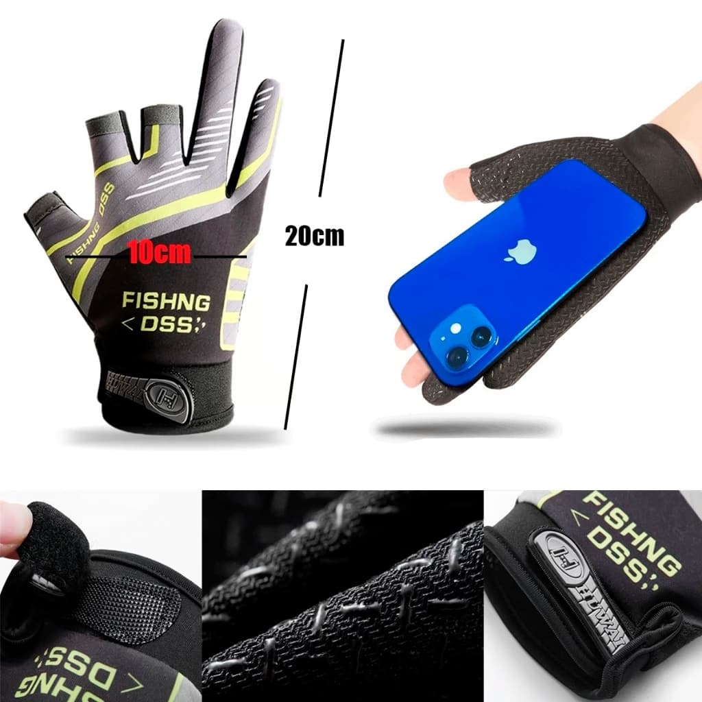 Luva Ciclismo Antiderrapante Proteção Uv Microfibra ProfissionaL