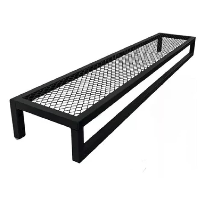 Prateleira Com Cabideiro Estilo Industrial 120x20