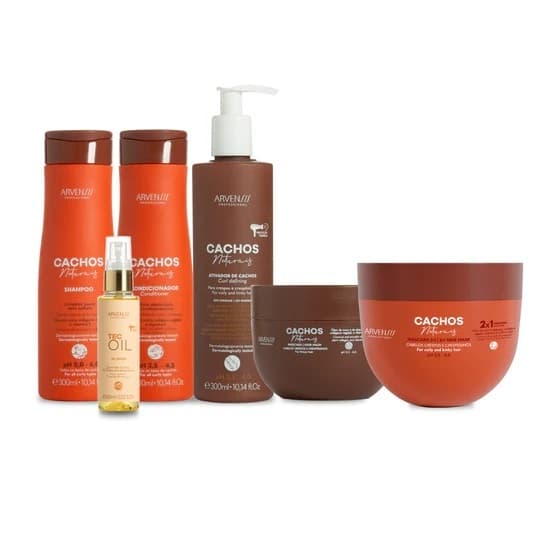 Kit Completo Arvensis Crespos e Crespissimos: Hidratação, definição e controle do frizz para cachos perfeitos ativador c