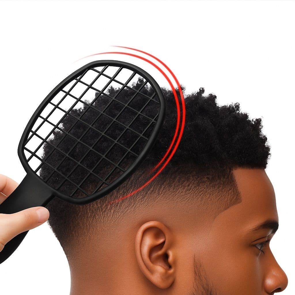 PENTE RAQUETE PARA NUDRED AFRO BLACK GARFO