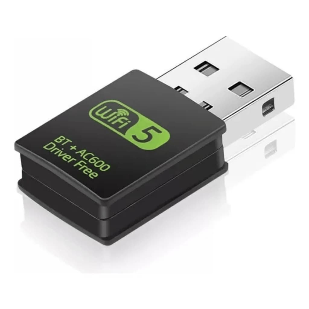 Adaptador Wifi Bluetooth Dual Band 2.4 / 5ghz 600mbps Wireless 5g Ac Driver Free