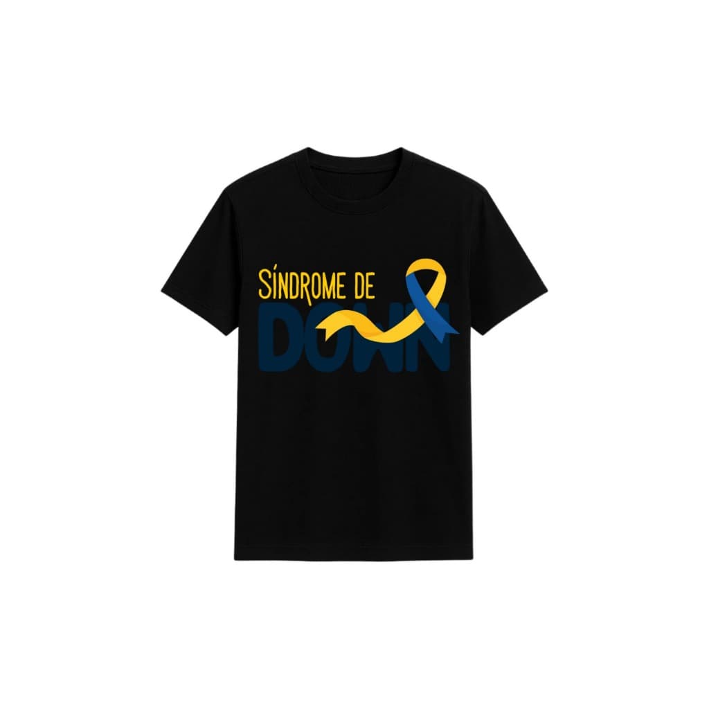 Camiseta Blusa Feminina Premium - Síndrome de Down Camisa Básica Alta Qualidade Envio Imediato