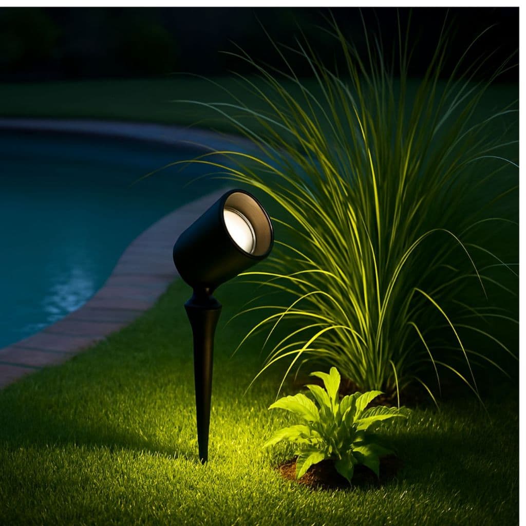 ESPETO LED PARA JARDIM 3000K – PRETO - Proteção IP65 - IDEAL PARA ÁREAS EXTERNAS