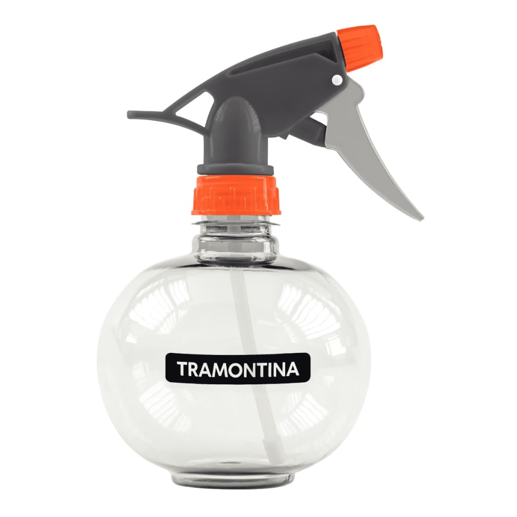 Kit Pulverizador Borrifador Manual Spray Para Plantas Pressão 450ml Tramontina Transparente Jardim