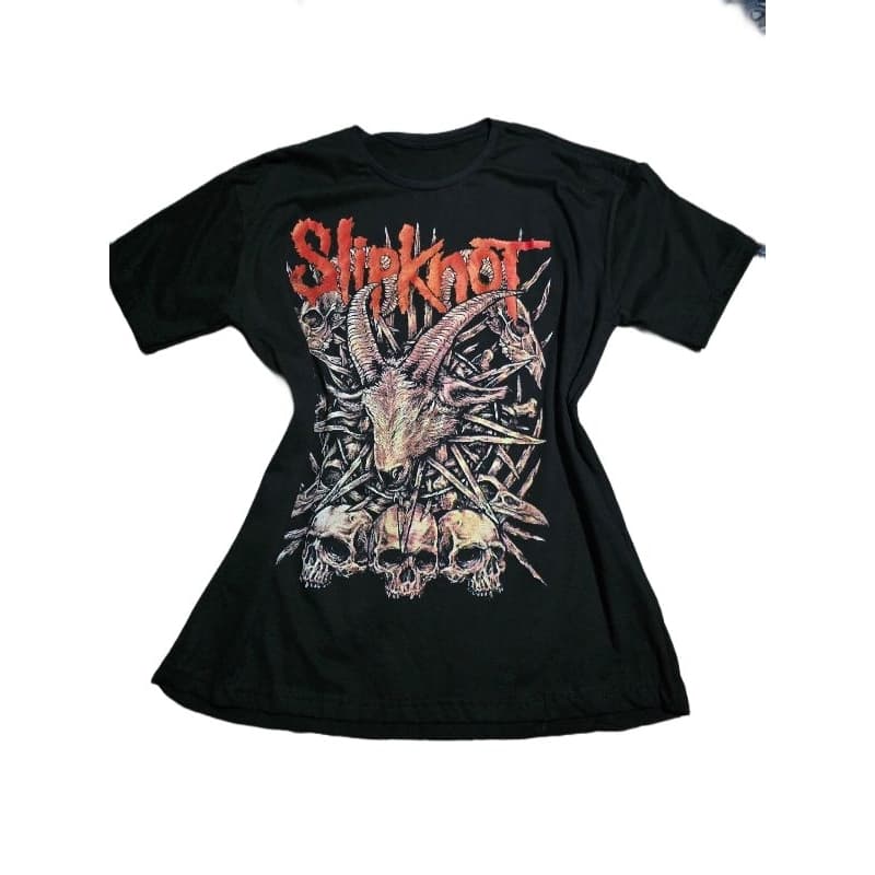 Camiseta Estampada Banda Rock – Modelo Unissex Tamanho G