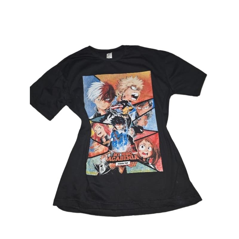 Camiseta Anime Estampada – My Hero Academia – Unissex Tamanho G