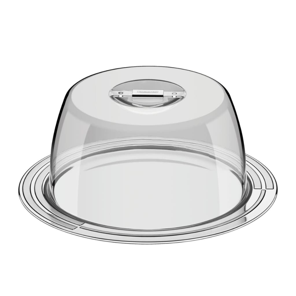 Porta-Queijo Tramontina Ciclo em Aço Inox 25 cm 64510/670