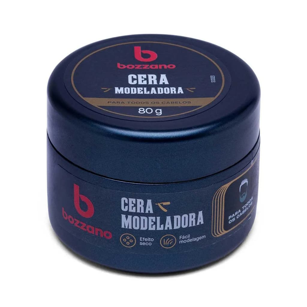 Cera Modeladora Capilar Bozzano Efeito Seco Com 80g